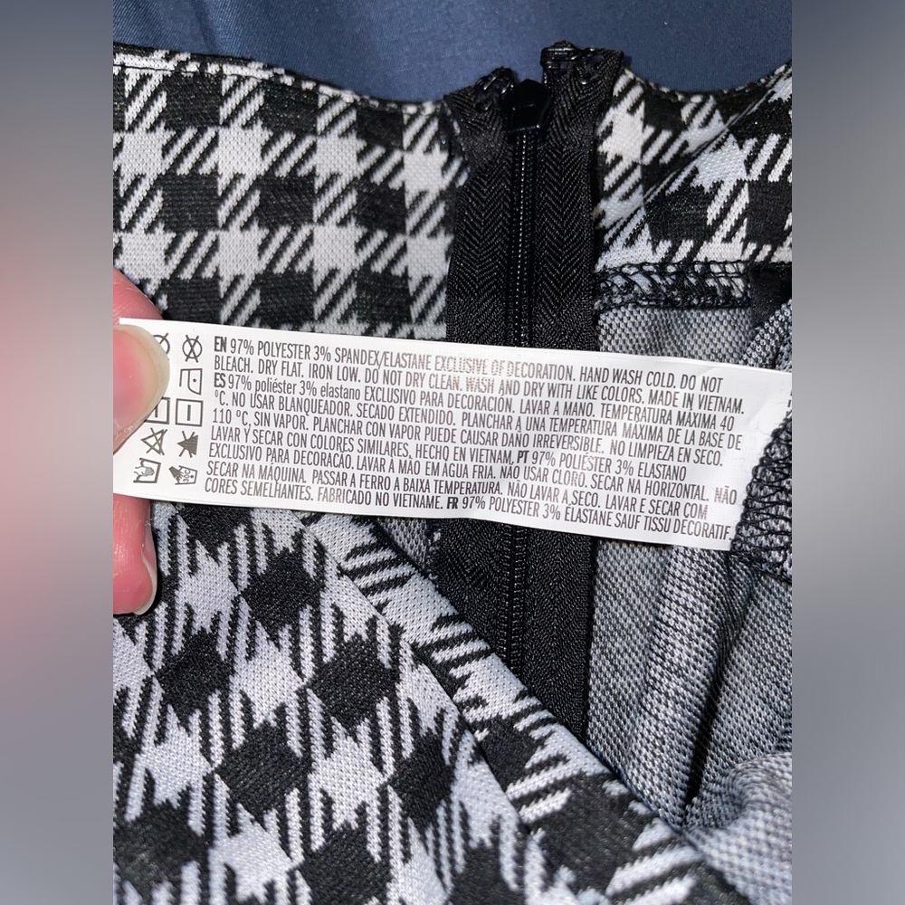 *NWT Forever 21 Woven Gingham Pattern Wrap Tie Skort - Picture 6 of 7